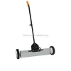 24&#39;&#39;  Magnetic Road Sweeper hand push type with wheels Magnetic Cleaning Floor Sweeper pick up tools