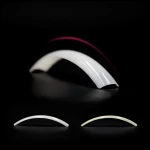 24pcs/box Acrylic white DIY Plastic Nail Forms System for False Nail Polish Poly Gel
