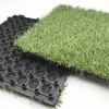 25mm Easy installation indoor outdoor garden artificial grass tile interlocking synthetic grass turf tiles