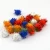 Import 25mm Red color glitter pom pom for DIY craft from China