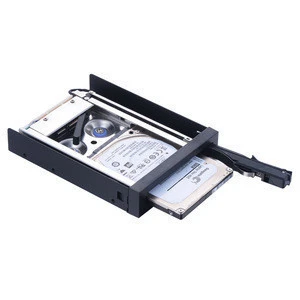 2.5&quot; Shockproof SATA III Hard Drive Enclosure HDD &amp; SSD Tray Caddy Internal Mobile Rack Docking Station For Floppy Bay case
