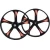 Import 26*3.0-4.0 Fat tire rims 5 spoke magnesium alloy bicycle wheel for fat tyre electric bike from China