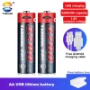 2H Fast Charging Usb Rechargeable Li-Lion Batteries
