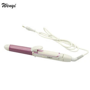 3 in 1 Hair Straightener And Curling Iron Heating Mini Ceramic Curling Iron + Hair Straightener Flat Iron+Corn Plate Hair Curler