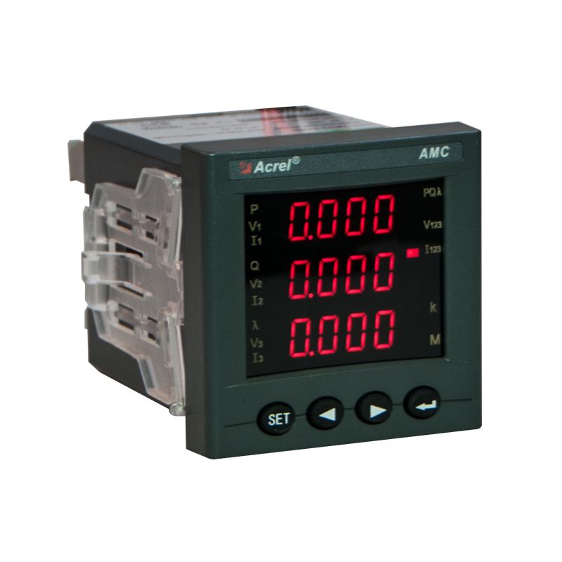 Buy 3 Phase Amp Volt Power Meter Led Display Multifunction Energy Meter ...