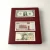 Import 3-Pocket Red Currency Bill Collector Binder Portfolio from China