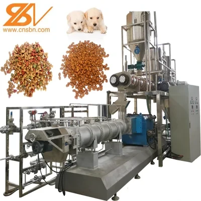 30 Years Factory 1ton/H 3ton/H 4ton/H 5ton/H 6ton/H Automatic Dog Cat Fish Pet Food Extruder Making Manufacturing Machinery Production Line