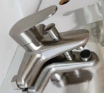 304 SUS single handle bathroom hot and cold water mixer shower faucet cheap bathtub shower faucet