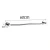 Import 304Stainless steel good quality hotel use bathroom fitting single towel bar from China