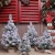 Import 30cm Mini Christmas Trees, Small Desk Decoration Pine Tree With Snow Christmas Gift from China