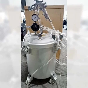 30L Compact Pressure Paint Tank with inner tank and Air Spray Gun PTS30H