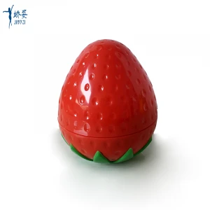 30ml Strawberry Fruit Shaped Plastic Cosmetic Cream Jar