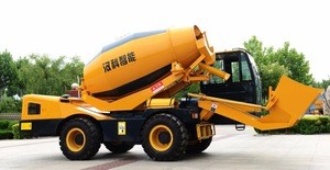 3.5 cubic meters concrete mixer truck for sale/4.0 M3 mobile concrete batching truck in China