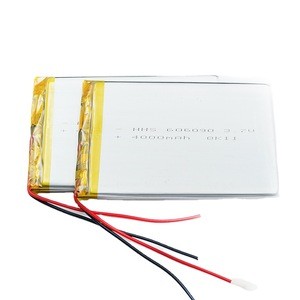 3.7v 606090 4000mah lithium polymer battery 4ah lipo battery for power bank