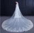 Import 3.8*3  Metmer Off White One Layer Lace Long Bridal Veil Comb from China