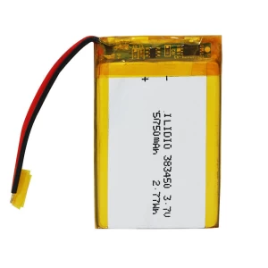 383450 Polymer Lithium Rechargeable Battery 650mah for Smart DVD MP3 MP4 Led Lamp electronic accessories