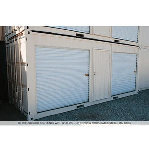 40ft full open side door container with roller door or shutter door have 2-3 doors