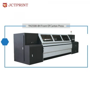 4color printing digital flatbed paperboard carton printer
