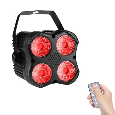 4x8W 4IN1 RGBW Mini LED Stage Par Light IP20 Rating for DJ Disco Bar Party Birthday Holiday Wedding Xmas Stage Effect Lamp