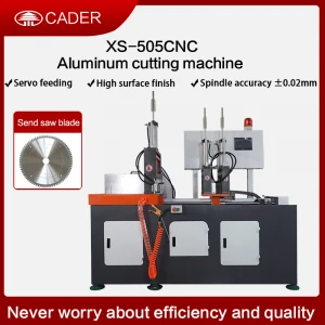 505 automatic aluminum profile cutting machine aluminum cutting saw machines with servo motor feeding