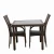 Import 5 Piece Modern Metal Steel Outdoor Patio Conversation Dining Dinning Tables and Chairs Patio Garden Furniture Set from China