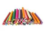 50pcs per bag Popular nail art decoration handmade polymer clay nail art cane