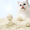 5L 10L Strong Agglomeration And Deodorization ball shape Bentonite Cat sand tofu Cat Litter