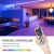 Import 5m Amazon Supplier waterproof RGB  Activated LED Light Strip 5050 RGB Rope Light  60 Leds/M 24/44 Keys Remote from China