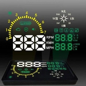 6 Inch Screen Auto Car HUD Head Up Display With Compass Display KM/h Car PC Driving Data On Car Front Window