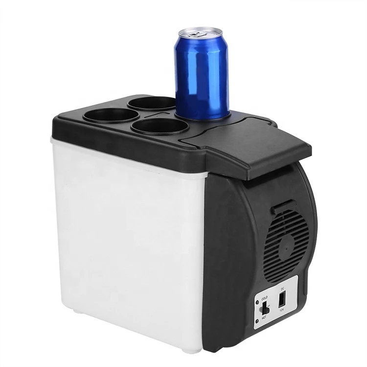 6 L12V mini car refrigerator Cooler and Warmer Car Small Refrigerator Mini Fridge