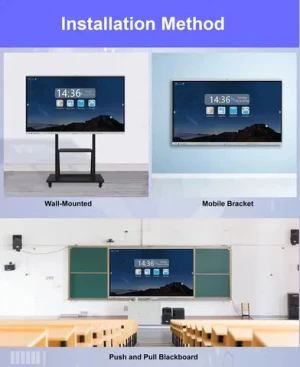 65 Inch Pen Finger Touch Interactive Flat Panel 4k Lcd Digital Interactive Smart Boards For Schools Teaching