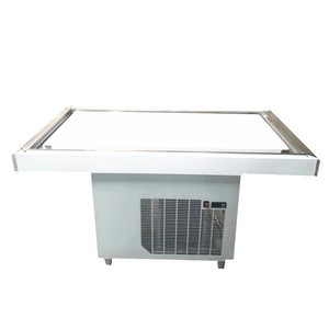6ft Sea Food Meat Beef Fish Showcase Display Refrigeration Equipment