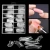 Import 7 Styles Designs Nail Poly Gel Builder Mold Quick Building Form Finger Poly Gel Extension Nail Tips from China
