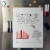 7.9-17A2 Dry erase fridge drawing toys magnetic writing board drawing board for kids