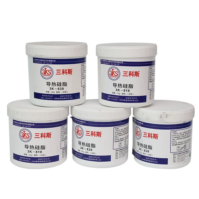 8.0w/m.k factory price thermal silicone grease compound