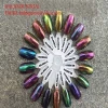 acrylic nail powder colors with mirror effect chameleon pigment,chrome powder, item:HLMR01...17,