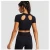 Import Activewear shorts women gym wear dry fit short sleeve crop top and yoga short suit set from China