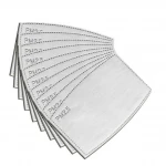 Adult PM2.5 Activated Carbon Filter 5 Layers Replaceable Anti Haze Filter Paper