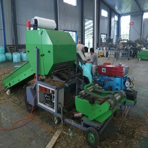 Agricultural machinery farm balers/small mini round hay baler machine for sale
