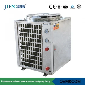 Air to water circulating heating WIFI heat pump water heater Juteng with certificate for hot water and floor heating