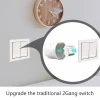 Alexa Google Home Tuya APP wireless control smart wall switch need wif tuya switch module