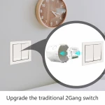 Alexa Google Home Tuya APP wireless control smart wall switch need wif tuya switch module