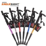  Wholesale Low Price LED Light Aluminum Folding Hiking Walking Sticks
