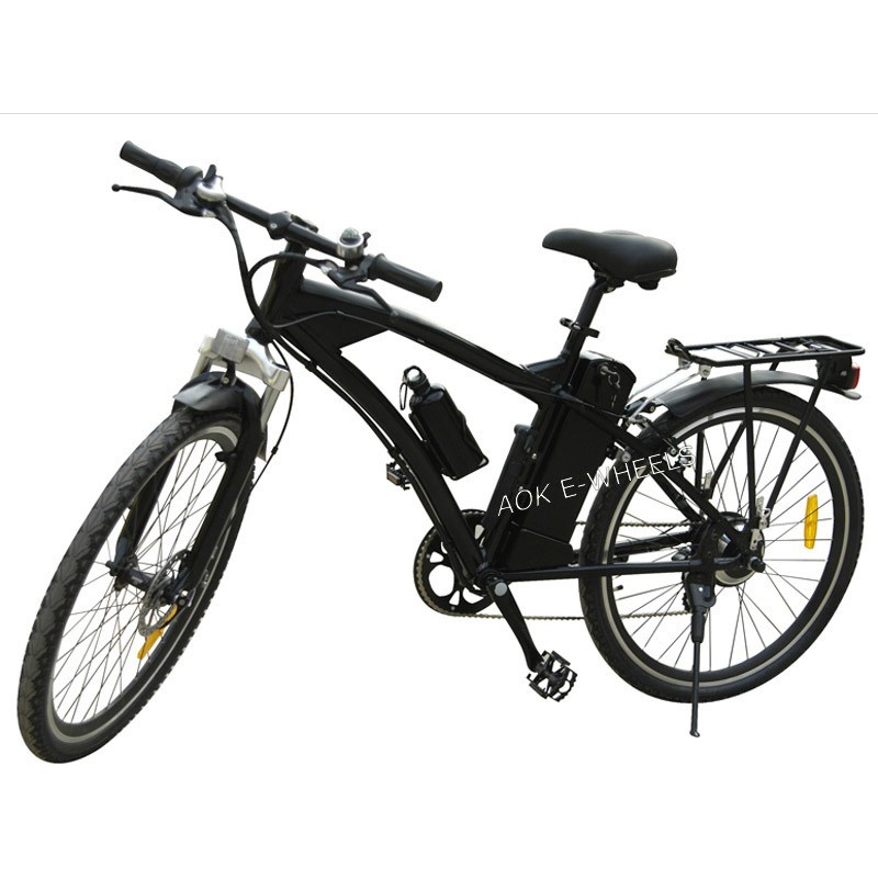 Aluminium Alloy Lithium Battery Mountain Electric Bike with Tailight (TDE-003)