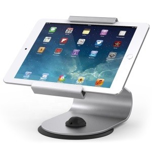 Aluminum enclosure universal countertop tablet stand fit for different size iPads