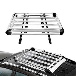 Aluminum luggage carrier car roof rack bar