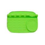 Amazon hot sale Forc Shaped L Holder New Kitchen Pot Clip Double  2 In 1 Larger Size Silico Pad Silicone Spoon Rest