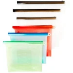 Amazon New Item Versatile Preservation Fruits Vegetables Silicone Reusable Food Storage Bag