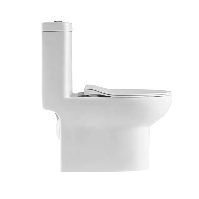 ANBI 2020 CUPC Standard Ceramic Bathroom Siphon WC Round Shape One Piece Toilet With UF Seat Cover