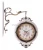 Import Antique Wooden Double Sided Wall Hanging Outdoor Clock london train station clock from China